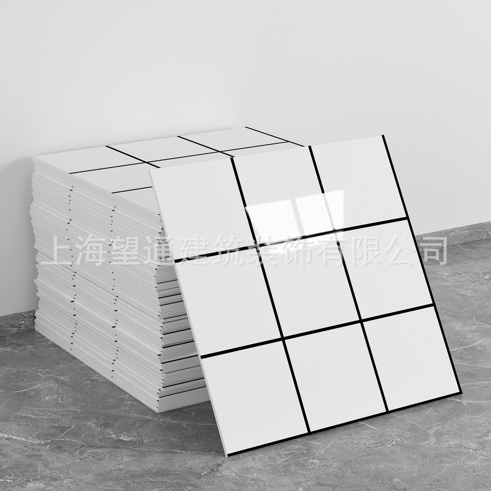 Picture of Cross-border factory 30X30cm for imitation tile stickers wall stickers self-adhesive wall decoration kitchen waterproof wallpaper