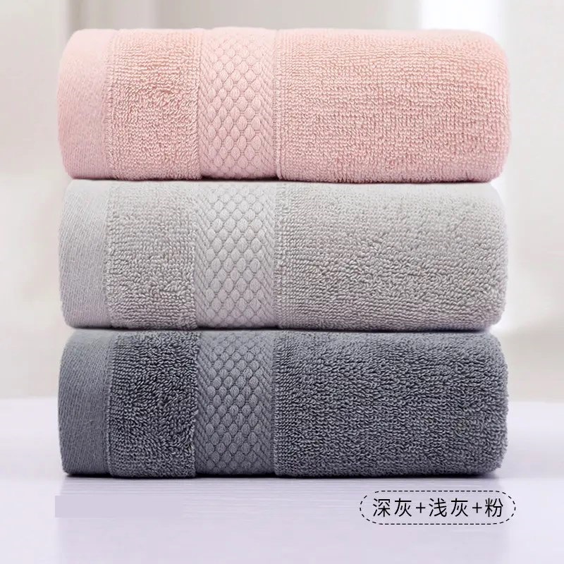 Picture of Face Towel Pure Cotton Thickened Absorbent Wedding Home Hotel Bathroom Student Children Wholesale Face Towel Supplies
