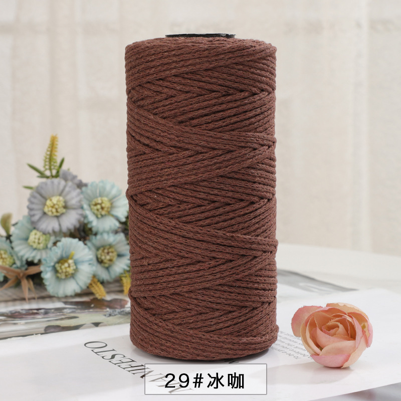 Picture of Explosions 2mm round strand hollow yarn European-style hook bag hollow Diy thread color multi-hand crochet collocation