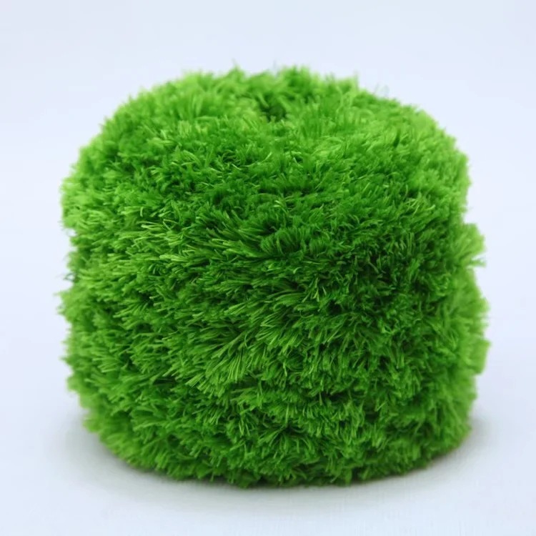 Picture of Crystal Coral Velvet Thick Thread Imitation Fur Scarf Hat Baby Baby Thread Hand-Knitted Wool Ball