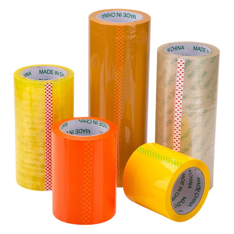 Wholesale Widened Transparent Sealing Tape, Beige Adhesive Tape for Sealing and Wrapping, High-Adhesion Logistics-Specific Tape