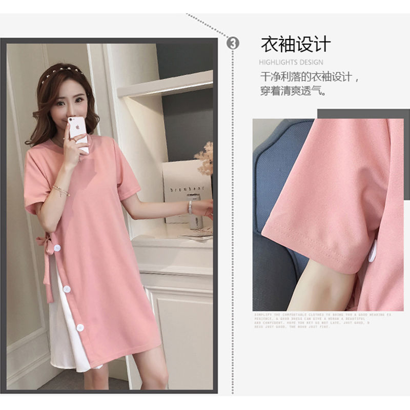 Picture of Maternity Summer dress 2025 New Summer Internet Popular Fashion Going Out Long Skirt Summer Top Trendy