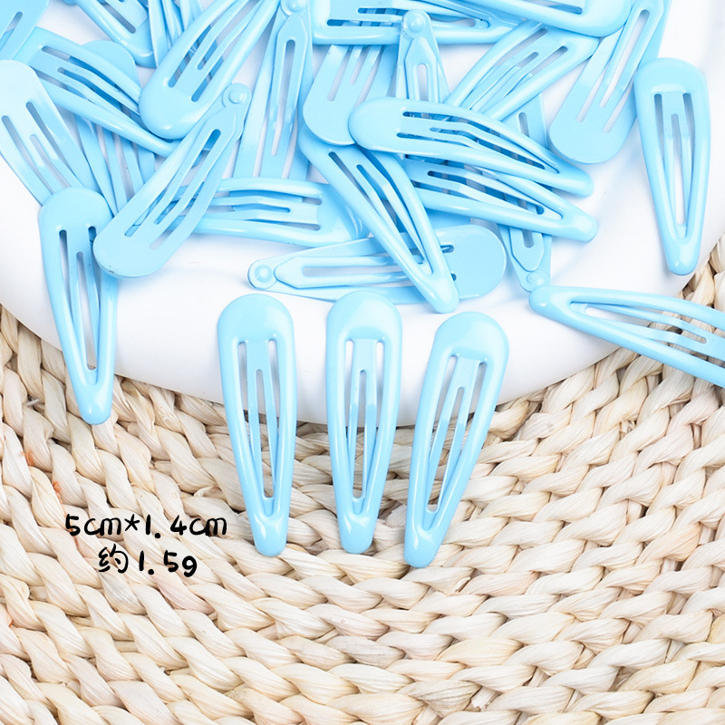 Picture of Candy Colorful Hairpin Hyuna Style Colorfulful Water Drop Clip Glue Bb Clip Hairpin Duckbill Clip Korean DIY Headwear Wholesale