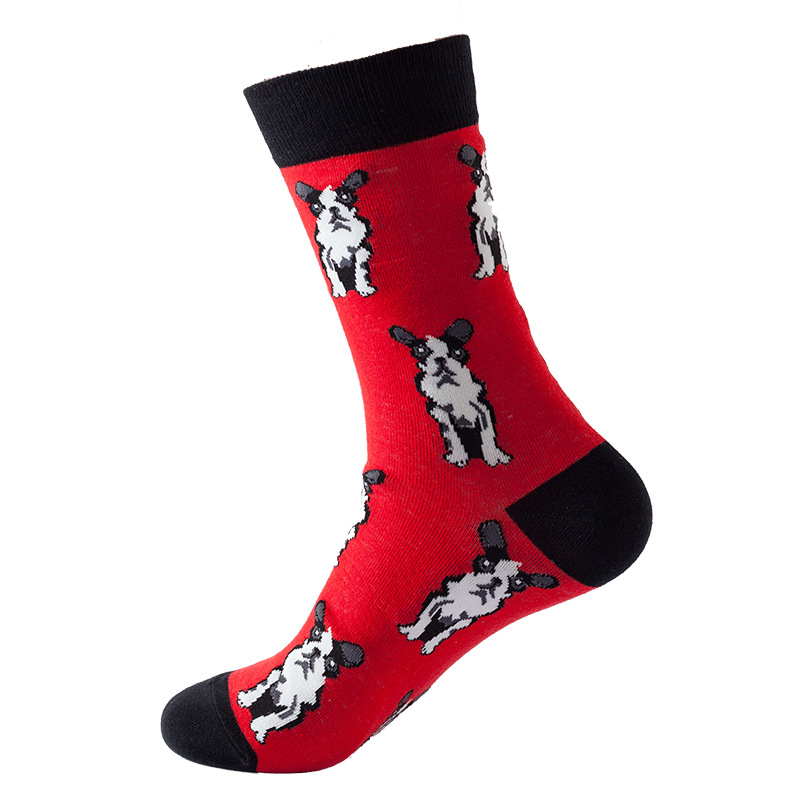 Picture of New Amazon Mid-Calf Socks for Men, Cotton, Women's European and American Ins Style Autumn and Winter Internet Celebrity Trendyy Socks Wholesale