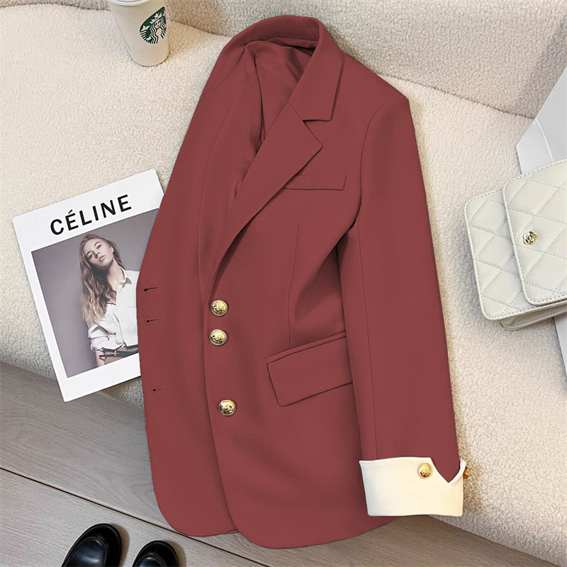 Picture of White Suit Jacket for Women 2025 Spring New Style Casual Elegant Lady High-End Street Style Popular Suit This Year