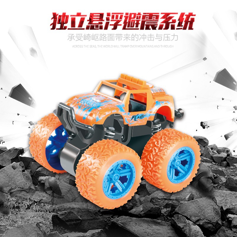 Picture of Off-road inertia pull-back four-wheel drive model boy stunt children's toy car crash car manufacturers wholesale