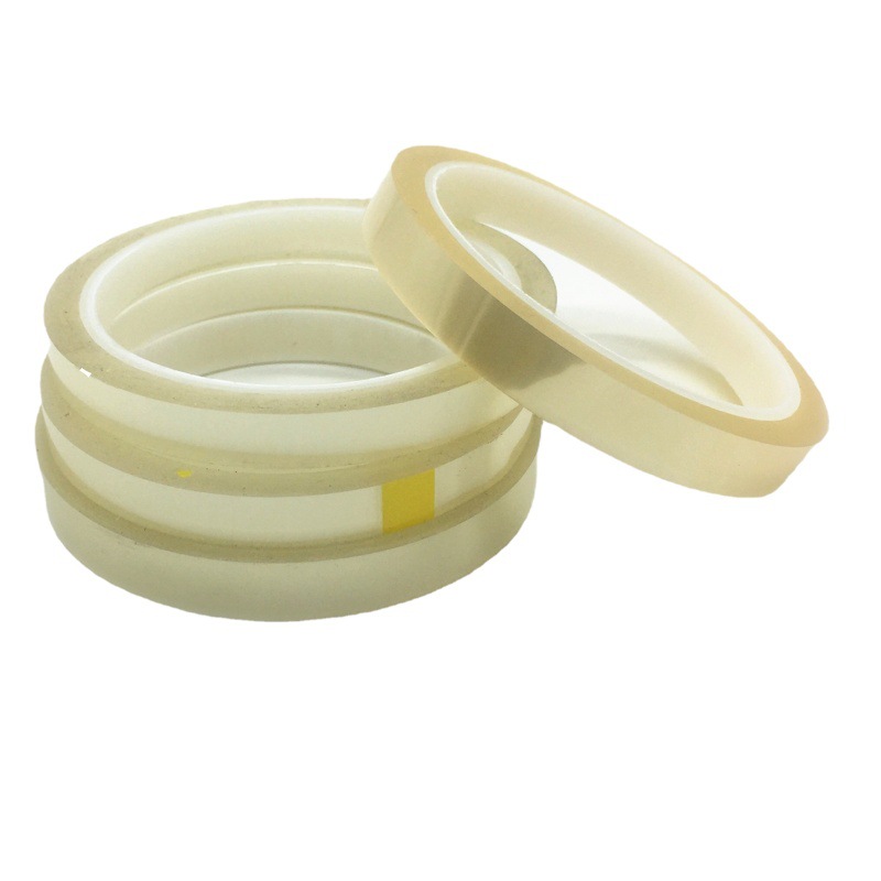 Transparent High Temperature Tape, Traceless, Corrosion-Resistant, High Temperature Resistant Tape, Pet Single-Sided Screen Protection Silicone Tape Wholesale