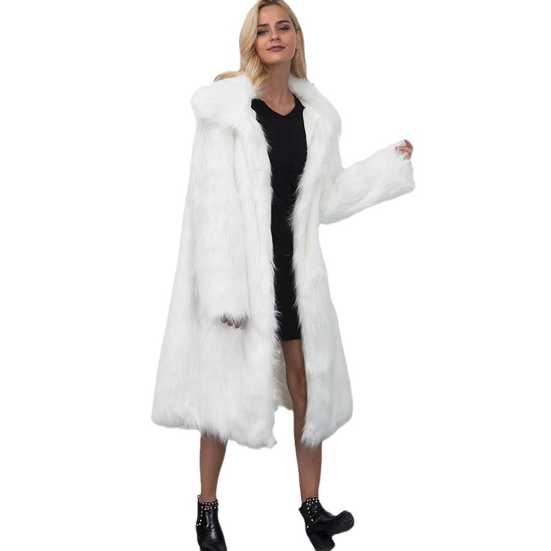 Picture of 2024 European and American Hot-Selling Autumn and Winter Faux Fur Coat, Fox Fur Coat, Long Style Wholesale, Feminine and Suitable for Commuting