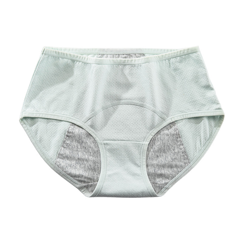 Picture of Women's Menstrual Pants, Aunt Pants, Mid-Waist Pure Cotton Crotch Triangle Menstrual Pants, Leak-Proof Large Size Underwear, Women's Menstrual Sanitary Pants