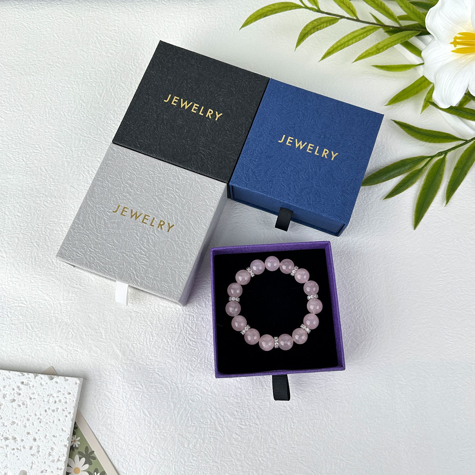 Bracelet Packaging Box, Ring Box, Earring Packaging Box, Crystal Box, Jewelry Packaging, Decorative Storage Drawer, Jewelry Box