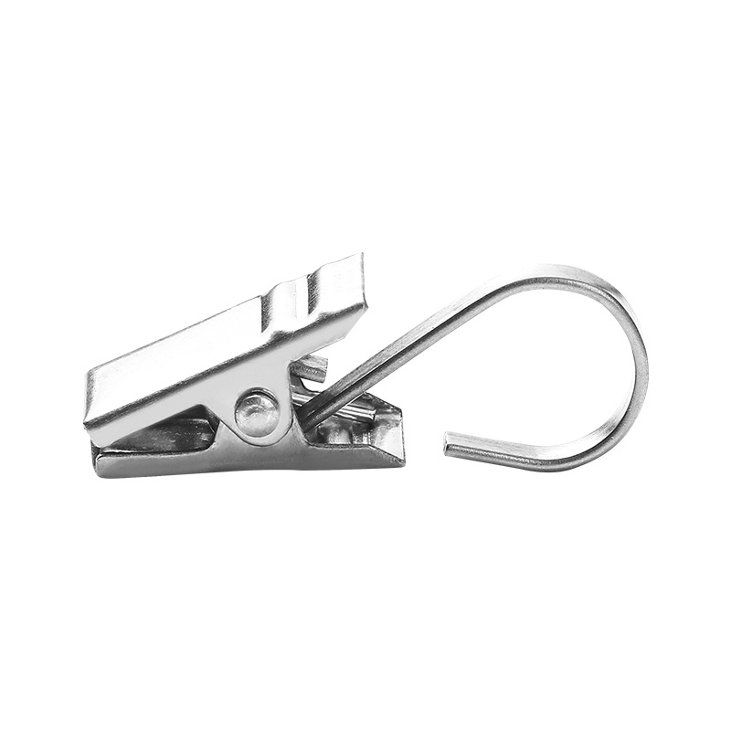 Picture of Curtain clip buckle 430 stainless steel clip hook accessories strong shower curtain clip load-bearing thick old curtain