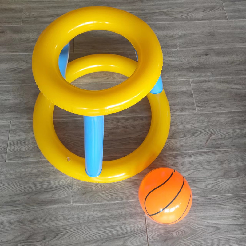 Picture of Cross-border Spot Water Inflatable Basketball Rack Rings Swimming Pool Interactive Shooting Toys Outdoor Inflatable Water Play Toys