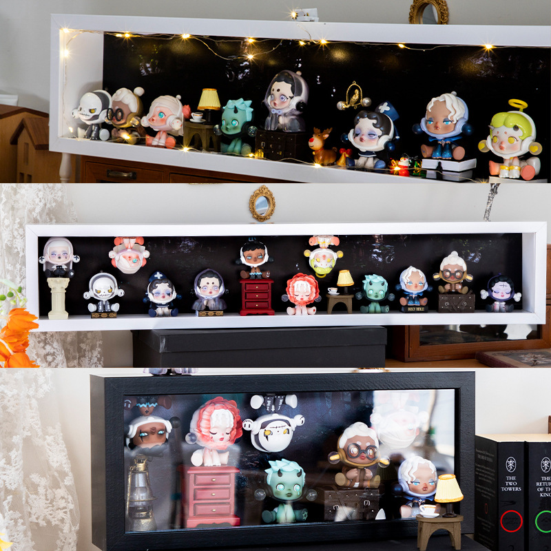 Picture of Bubble Mart storage box display box doll display cabinet wall landscape three-dimensional transparent hand-made blind box storage photo frame