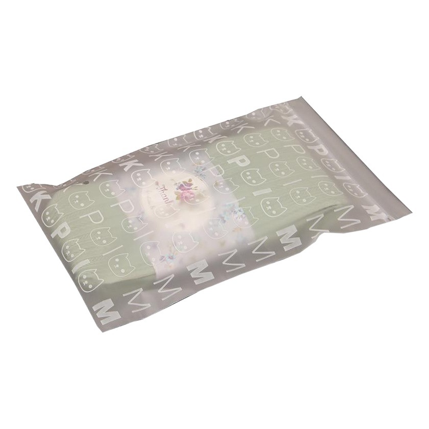 EVA panties packing bag socks leggings ziplock bag children T-shirt baby pantyhose frosted scarf towel bag
