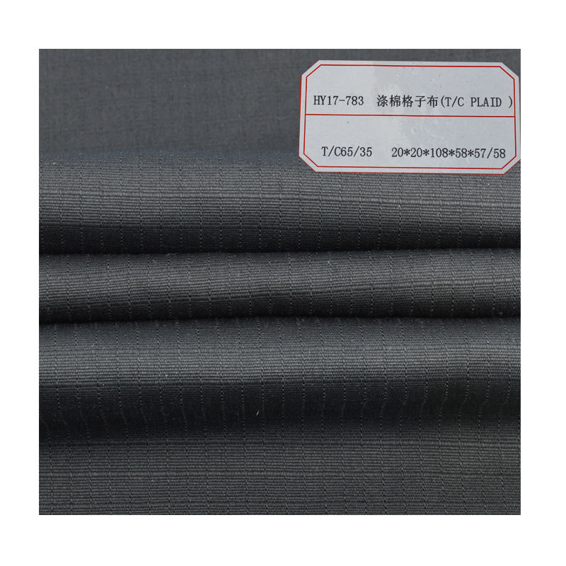 Polyester-Cotton Blended Plaid Plaid Shirt Casual Pants Work Clothes Fabric 20*20*108*58