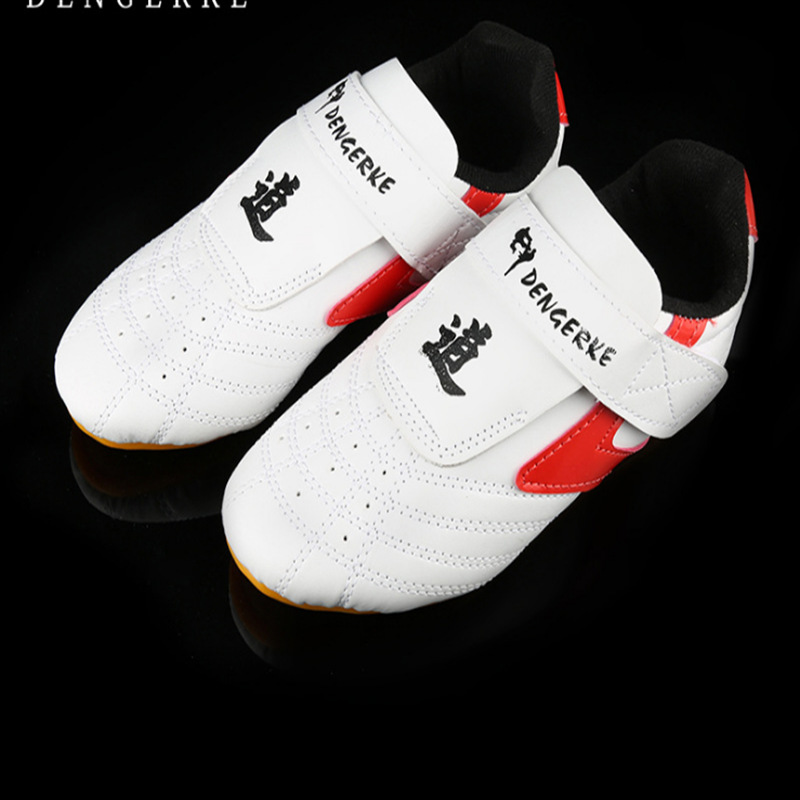 Picture of Taekwondo Shoes for Adults, Men, Women and Children, Martial Arts Training Shoes, Breathable Sports Tbottomon Bottom Taekwondo Shoes