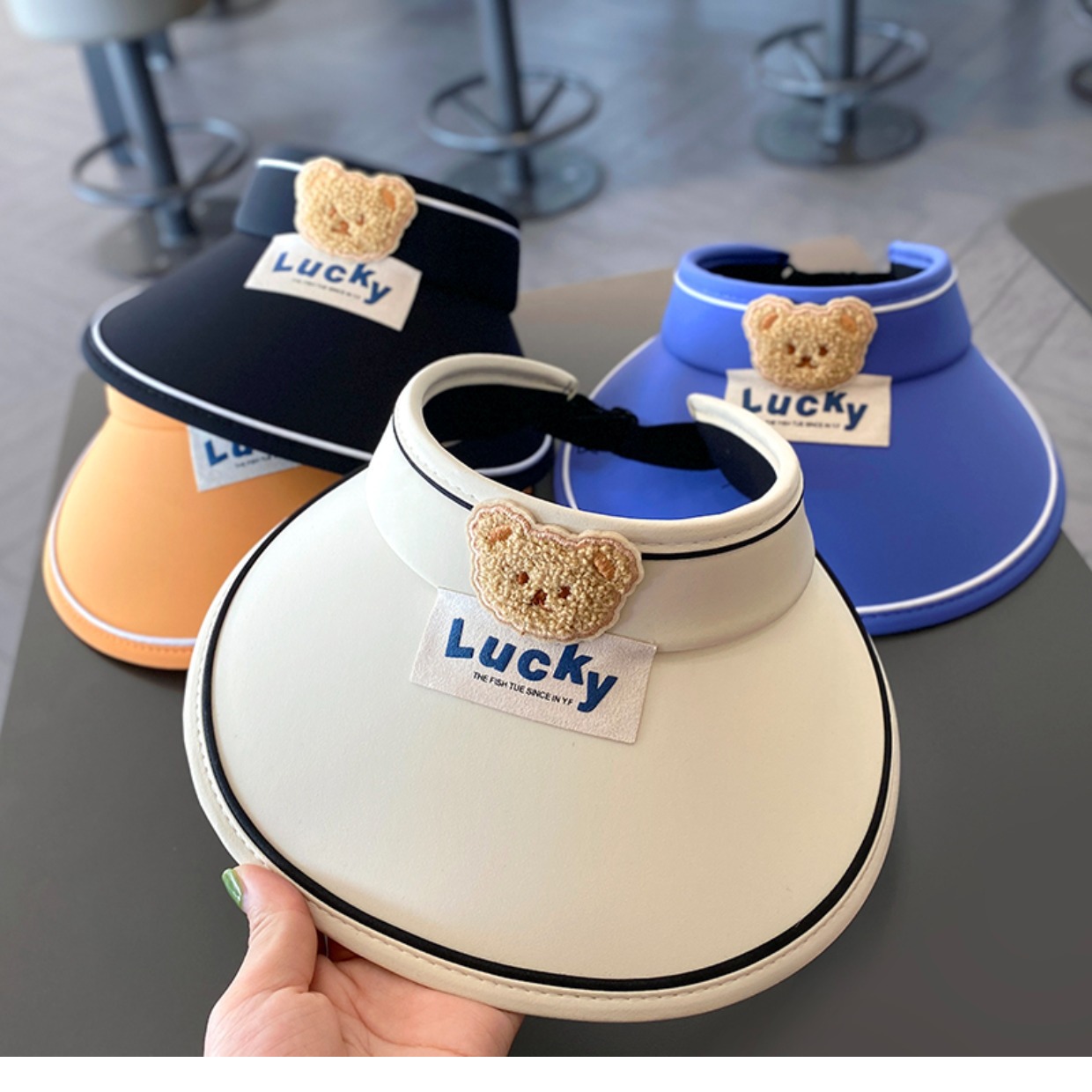 Baby Hat Summer Children's Empty Top Hat Big Cornered Sunshade Sun Hat for Boys and Girls Travel Sunscreen UV Protection
