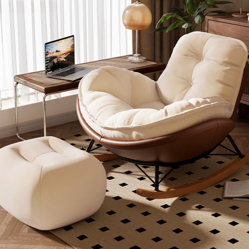 Penguin chair, rocking chair, Internet celebrity lazy lounger, sofa, single recliner, living room, bedroom, home indoor lounge chair