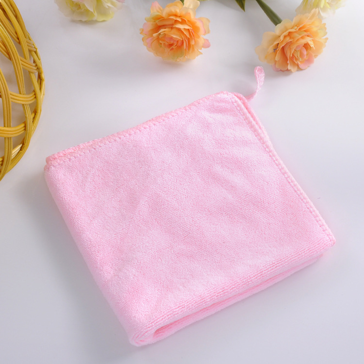 Picture of Fiber towel thickened each size small square household cleaning cloth absorbent household cleaning support logo