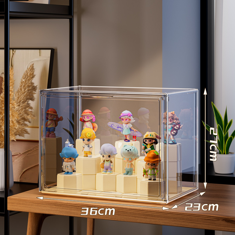 Picture of Blind Box Display Box Hand-Made Acrylic Storage Transparent Bubble Mart Display Cabinet Dust-Proof Box Toy Building Block Display