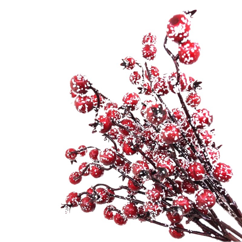 Christmas Artificial Fruit Pomegranate Cherry Fruit DIY Jewelry Accessories Home Decoration