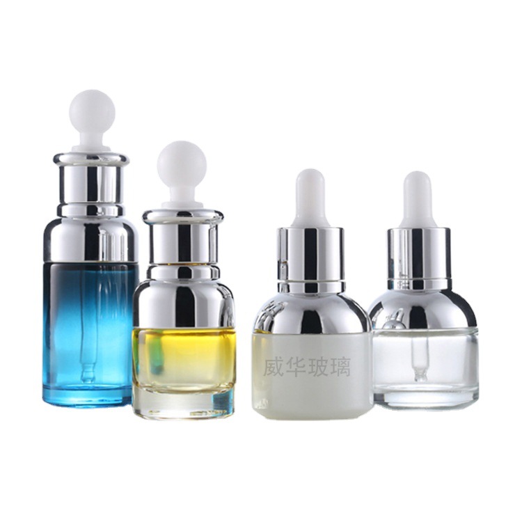20ml Dropper Bottle, 30ml Essential Oil Bottle, Frosted Glass Bottle, Shoulder-Mounted Cosmetic Bottle, Glass Reagent Bottle, Small Capacity
