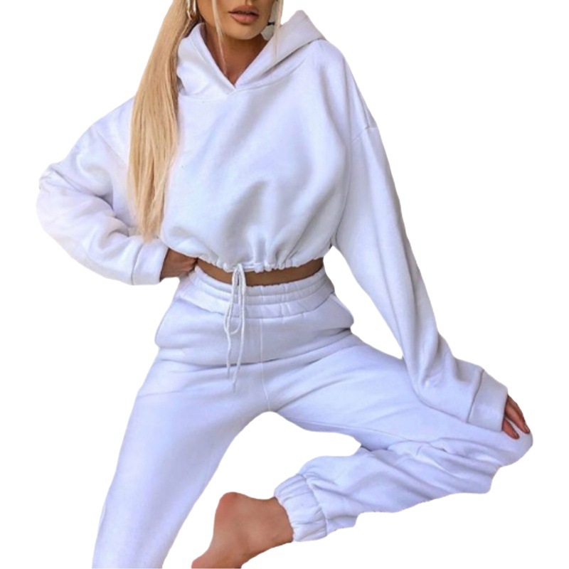 2024 Autumn and Winter Hot Sale Amazon New Fashion Long Sleeve Sports Casual Sweater Set Two-Piece Set