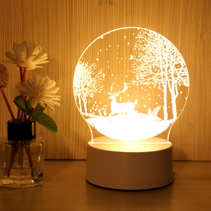 Jellyfish Atmosphere Night Light Bedroom Table Lamp Ornaments Mood Decoration Bedside Lamp Romantic Birthday Gift for Girls