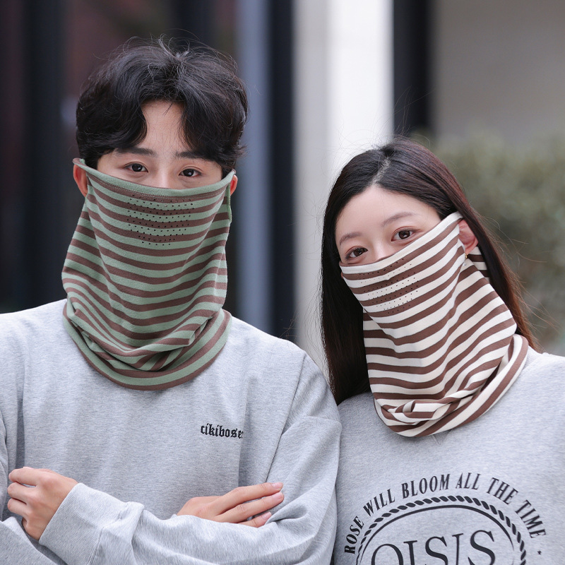 Hanging Ear Mask Scarf Women's Autumn and Winter South Korea Varied Warm Cold-proof Neck Set All-match Scarf Thickened Windproof Winter Men's