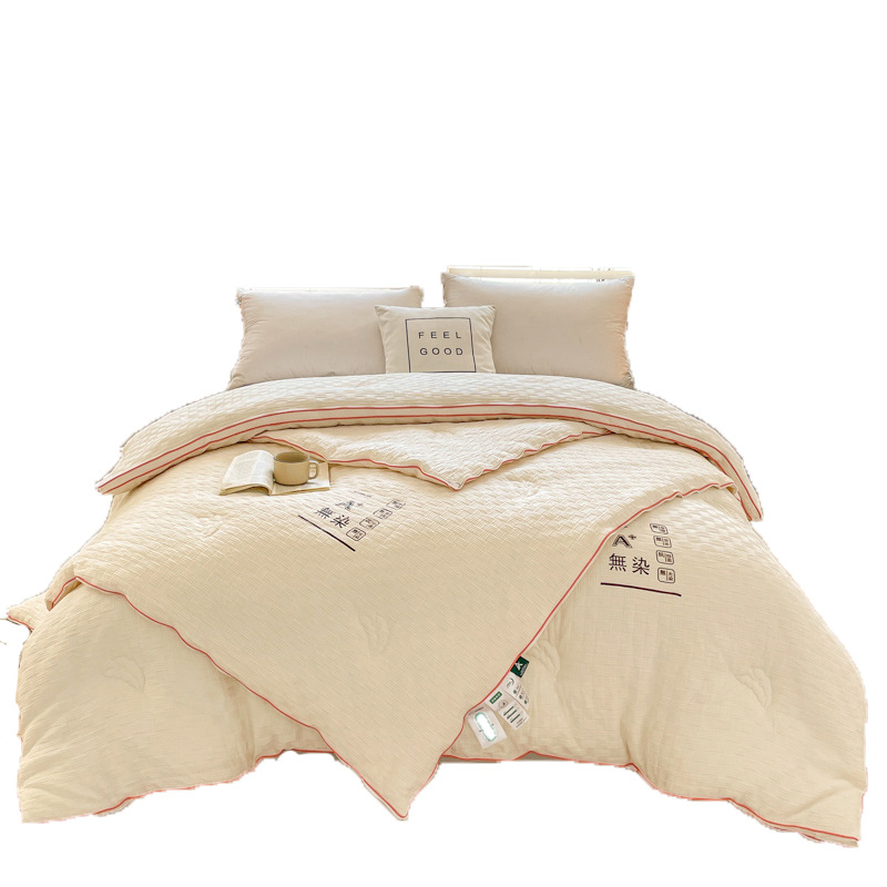 Picture of Soybean Quilt Four Seasons Quilt Soybean Fiber Quilt Core Four Seasons Universal Soybean Quilt Warm Spring and Autumn Thin Quilt Single Double Winter Quilt
