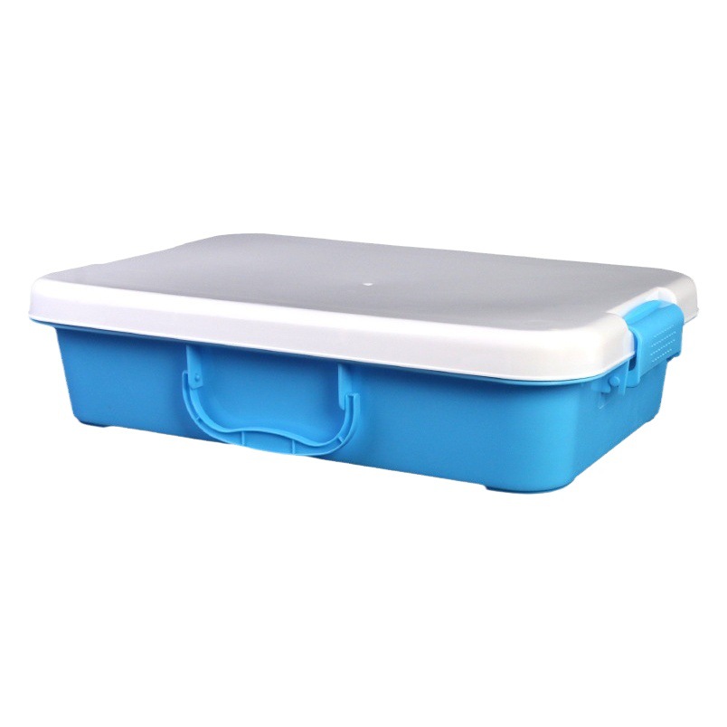 Portable plastic sand tray storage box Children's sand special plastic tray plastic box packing box portable box