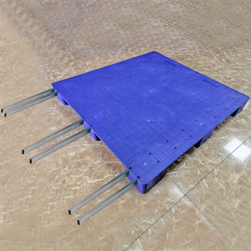 Picture of 1210 plastic pallet forklift warehouse moisture-proof board card board logistics pallet flat nine-legged cargo rack pad thickened