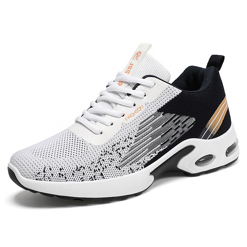 Picture of Men's Shoes Summer 2025 Factory Direct Sales Air Cushion Soft Sole Sports Shoes Wholesale Cross-Border Dropshipping Fly Woven Shoes for Men