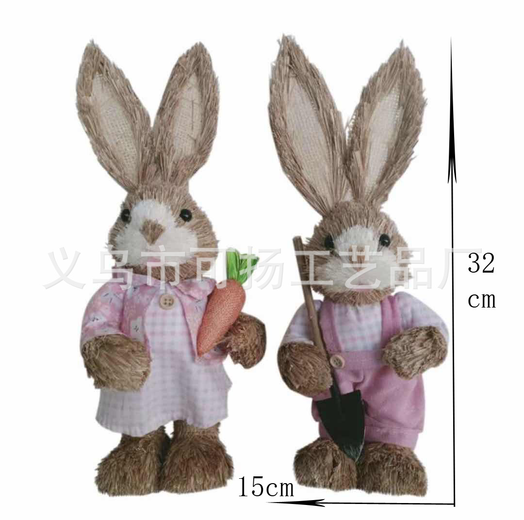 Picture of Cross-Border Easter Bunny 2025 New Party Decoration Simulation Ornaments Wholesale