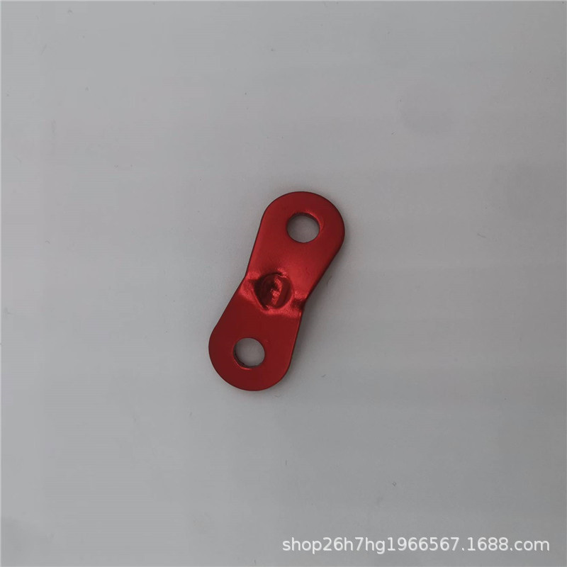 Picture of Outdoor Camping Style Double Eye Buckle Tent Canopy Aluminum Alloy Paracord Fixed Sliding Adjustment Wind Rope Buckle