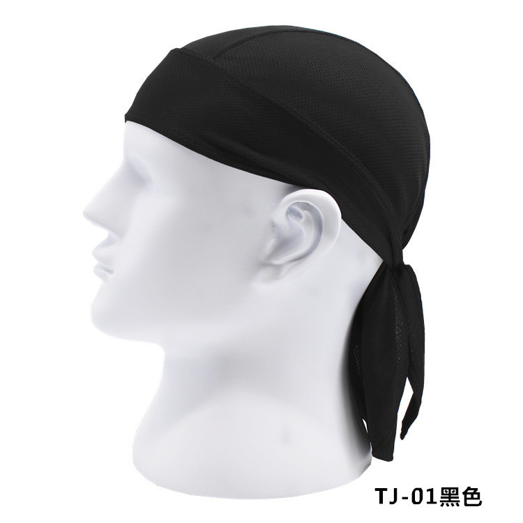 Picture of Outdoor Cycling Pirate Hat Quick-Drying Sports Turban Moisture-Wicking Breathable Sun Protection Hood Pirate Turban Small Hat