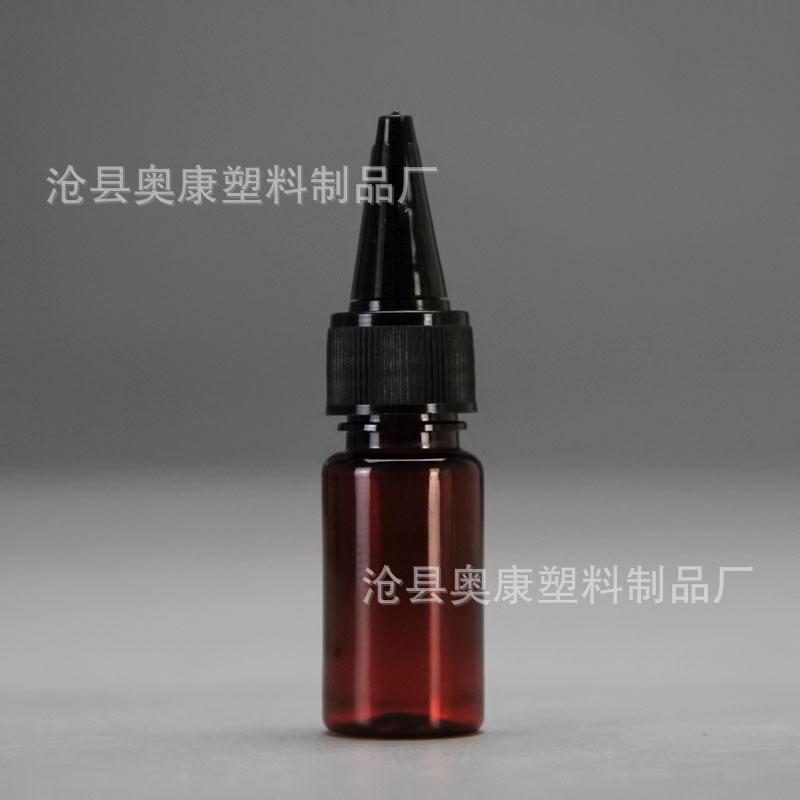 Picture of Spot thickened 10ml 20ml 30ml pointed nose bottle sand painting bottle PET plastic bottle ink bottle