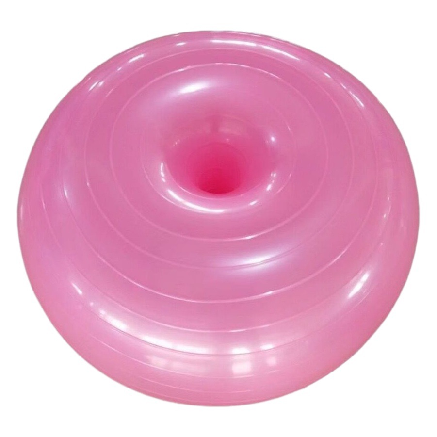 Yoga Apple ball pvc thickened explosion-proof donut inflatable sports balance ball home Pilates Fitness hemisphere