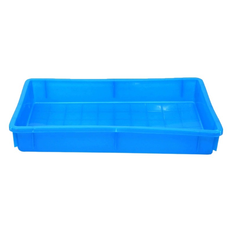 No. 3 plastic shallow plate frozen square plate bread cake display plate thickened plastic food logistics turnover light