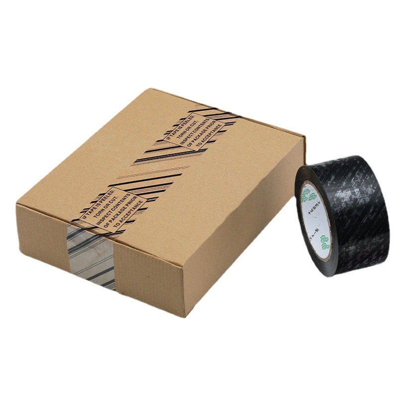 TORN OR CUT warning tape warning transparent whole box large roll sealing tape high viscosity export Special