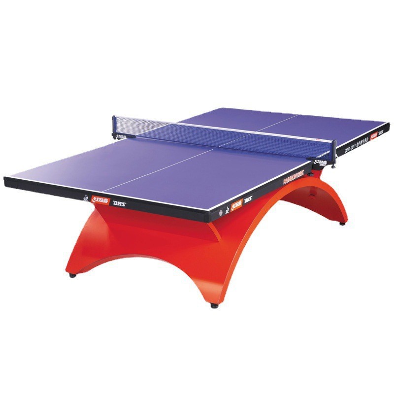 Picture of Double Happiness Neo Table Tennis Table Tch Big Rainbow Table Tennis Table Standard Training Competition Blue/Black Table Top