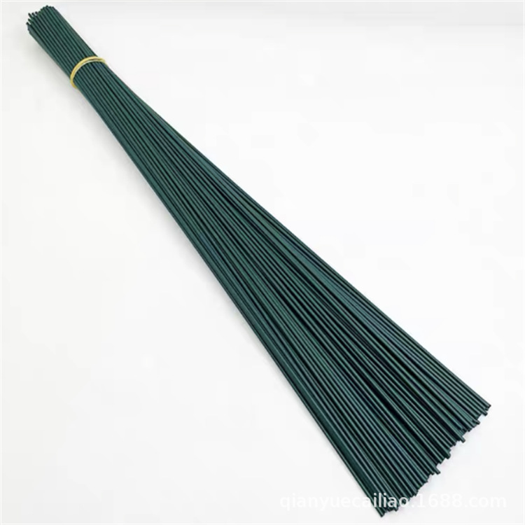 Picture of No. 2 rubber-wrapped iron wire flower rod iron wire floral iron wire rubber-wrapped material simulation flower tape wholesale DI Y production