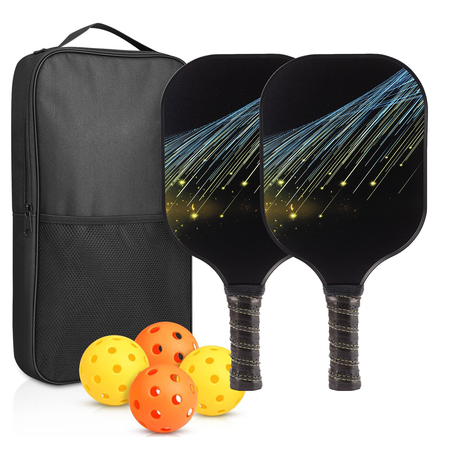 Picture of Peak ball racket glass fiber edge strip UV pattern design outdoor leisure entertainment cross-border pickle pickle racket