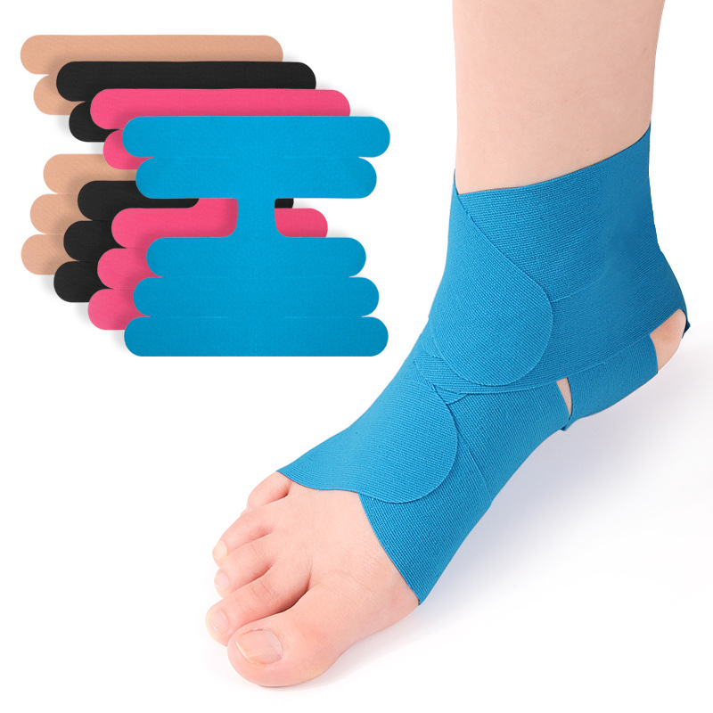 Special Pre-cut Muscle Sticker for Ankle Ankle Protecting Wrist Shaped Elastic Tape Basketball Football Skateboard Ankle Protecting Muscle Sticker