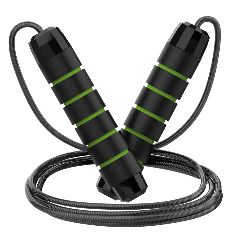 Picture of Steel wire rope skipping wholesale fitness exercise weight-bearing training rope skipping primary and secondary school students high school entrance examination racing rope skipping sporting goods