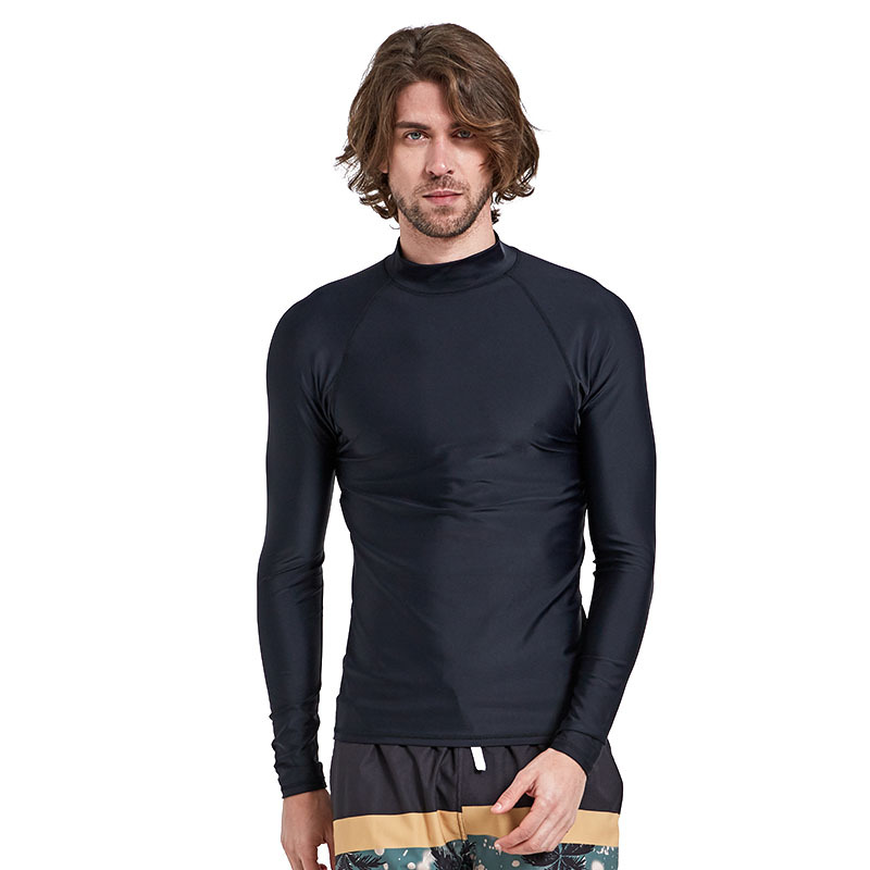 Picture of Sharbat men's long-sleeved diving suit sun protection swimsuit quick-drying jellyfish suit top snorkeling slim diving swimsuit