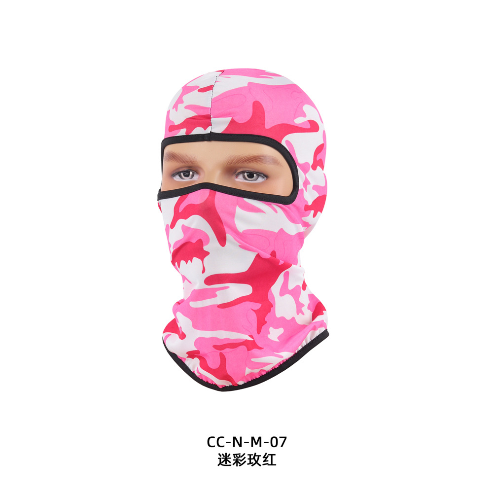 Picture of Milk Silk Lycra Soft Equipment Outdoor Cycling Bicycle Motorcycle Windproof Sunproof Dustproof Mask Mask Headband