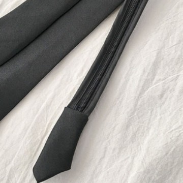 Picture of Korean style college style tie Summer 2020 new women's clothing all-match student zipper arrow type lazy bow tie fashion