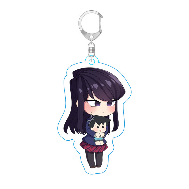 Picture of Ancient students have communication disorders animation surrounding only wild people key chain acrylic key chain hanging