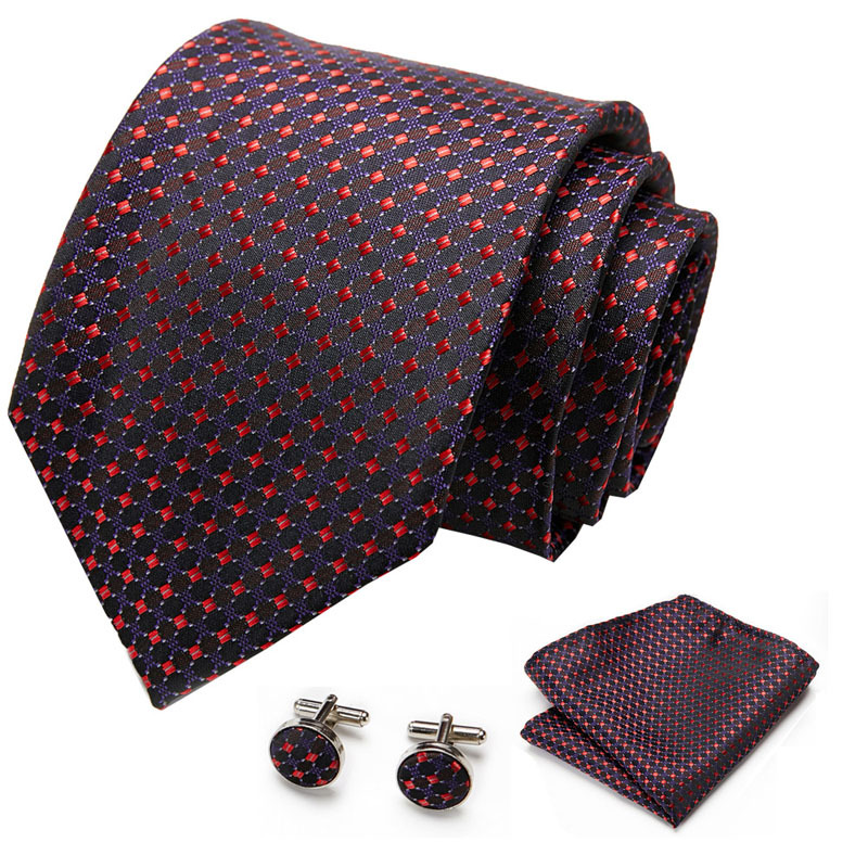 Picture of New Tie in Stock Cross-Border Hot Selling Tie Manufacturer Business Men's Formal Tie Set Ready-Made Fashion Accessories